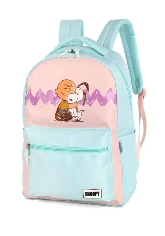 Oferta de Mochila Snoopy e Charlie Brown De Costas Escolar - Luxcel por R$169,44 em Ri Happy