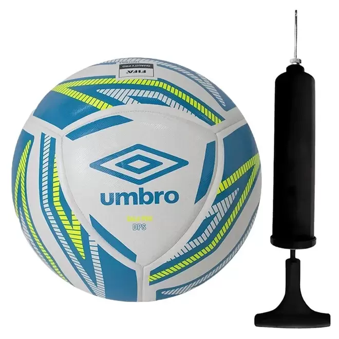 Oferta de Kit Bola Futsal Umbro Sala Pró + Bomba de Ar por R$249,9 em Ri Happy