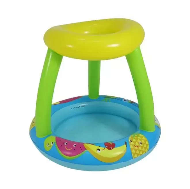 Oferta de Piscina Inflável 26L Frutas Vinil Válvula Segurança Fundo Inflável 96900 Bel por R$110,9 em Ri Happy