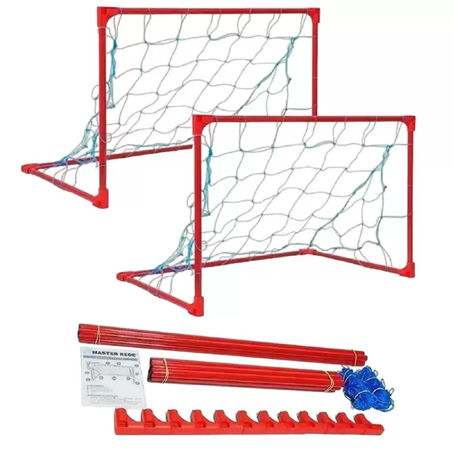 Oferta de Kit Master Rede Mini Soccer 2 Traves por R$339,4 em Ri Happy