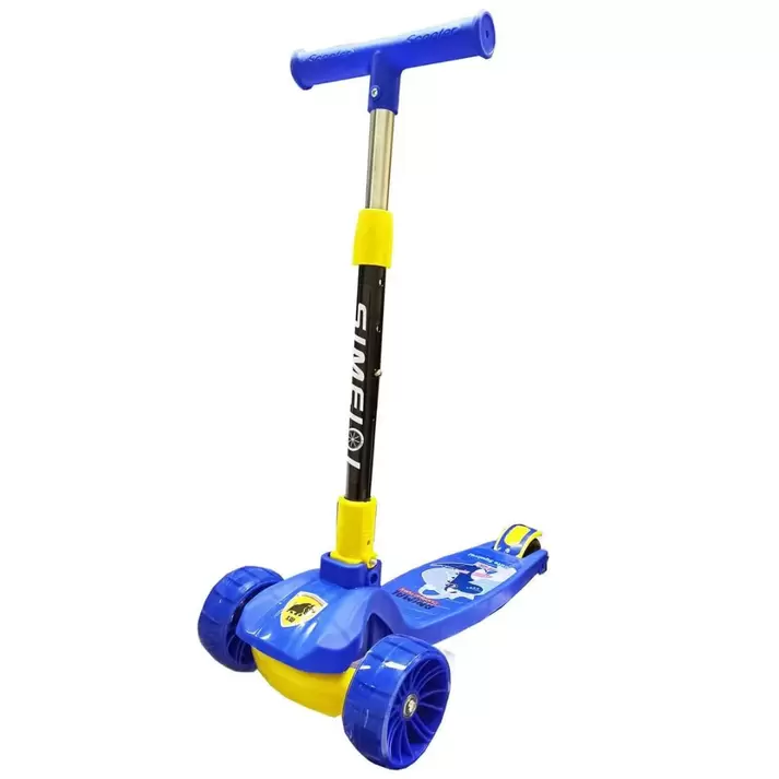 Oferta de PATINETE DOBRAVEL RODA G E LUZ AZUL 335.5.00 por R$279,9 em Ri Happy