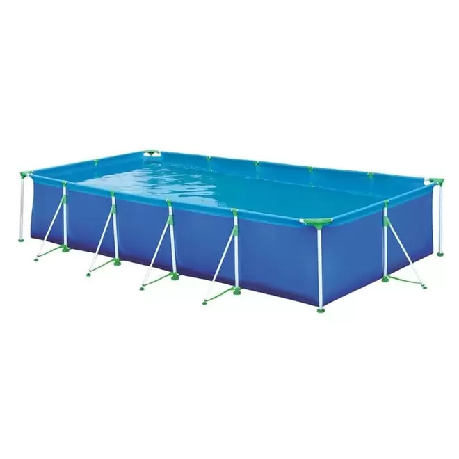 Oferta de PISCINA ARMAÇAO RETANGULAR PREMIUM 7.600 L - MOR por R$1710 em Ri Happy