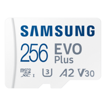 Oferta de Cartão microSD 256GB EVO Plus INTERNO<br> por R$169 em Samsung