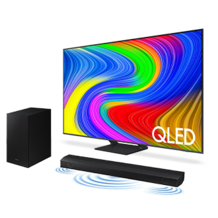 Oferta de Combo Smart TV 55" QLED 4K 55Q65D 2024 + Soundbar HW-B550/ZD por R$3799,05 em Samsung