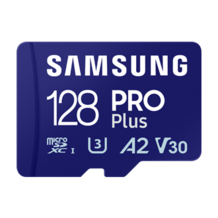 Oferta de Cartão microSD 128GB PRO Plus INTERNO <br> por R$166,73 em Samsung