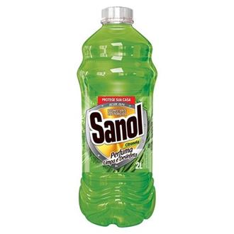 Oferta de Desinfetante Sanol Citronela Embalagem 2L por R$6,49 em San Michel Supermercados