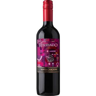 Oferta de Vinho Tinto Suave Reservado Santa Carolina 750Ml por R$31,07 em San Michel Supermercados