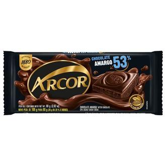 Oferta de Chocolate Amargo 53% Arcor 80G por R$6,82 em San Michel Supermercados