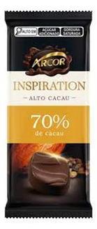 Oferta de Chocolate Arcor 80g Inspiration Amargo 70%. por R$9,09 em San Michel Supermercados