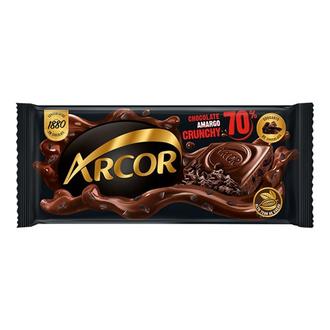 Oferta de Chocolate Crunchy 70% Cacau Arcor 80G por R$6,82 em San Michel Supermercados