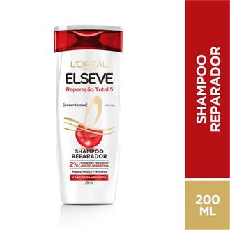Oferta de Shampoo Reconstrução Total 5 Elseve 200Ml por R$18,19 em San Michel Supermercados