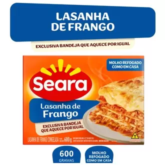 Oferta de Lasanha de Frango Seara 600g por R$14,17 em San Michel Supermercados