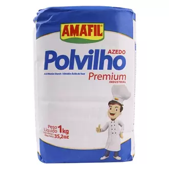 Oferta de Polvilho Azedo Premium Amafil 1Kg por R$12,6 em San Michel Supermercados