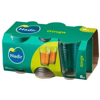 Oferta de Conjunto de Copos Ginga Nadir com 6 Peças por R$18,07 em San Michel Supermercados