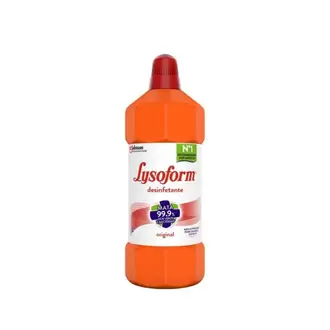 Oferta de Desinfetante Lysoform Original 1 Litro por R$14,17 em San Michel Supermercados