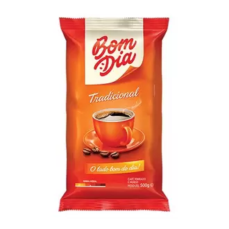 Oferta de Café Bom Dia Tradicional Pacote 500g por R$19,49 em San Michel Supermercados