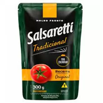 Oferta de Molho de Tomate Tradicional Salsaretti 300g por R$2,33 em San Michel Supermercados