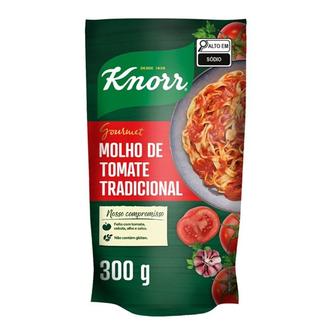 Oferta de Molho de Tomate Tradicional Knorr 300G por R$1,95 em Santa Cruz Supermercados