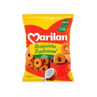 Oferta de Rosquinha Tradicional Sabor Coco Marilan 300g por R$4,95 em Santa Cruz Supermercados