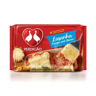 Oferta de Lasanha Congelada Perdigão Frango e Bacon Embalagem 600G por R$10,98 em Santa Cruz Supermercados