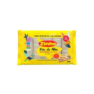 Oferta de Pão de Alho Tradicional Zinho 300g por R$10,98 em Santa Cruz Supermercados