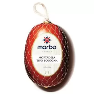 Oferta de Mortadela Bologna Italiana Marba por R$36,98 em Santa Cruz Supermercados