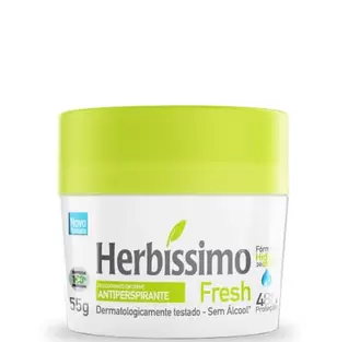 Oferta de Desodorante Em Creme Fresh Herbissimo 55g por R$4,98 em Santa Cruz Supermercados