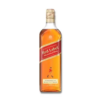 Oferta de Whisky Escocês Blended Red Label Johnnie Walker 1l por R$84,98 em Santa Cruz Supermercados