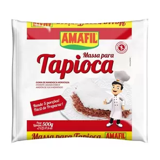 Oferta de Massa para Tapioca Amafil 500G por R$3,98 em Santa Cruz Supermercados