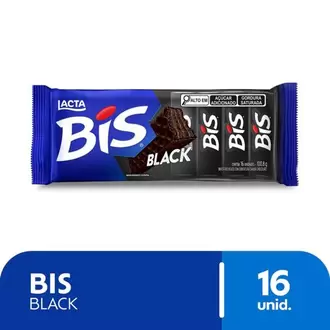 Oferta de Chocolate Black Bis Lacta 100,8g por R$5,49 em Santa Cruz Supermercados