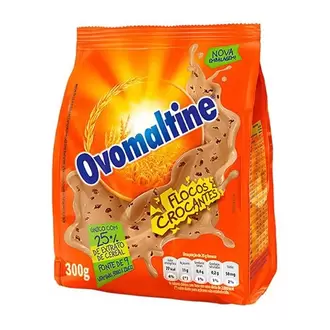 Oferta de Achocolatado Ovomaltine Flocos Crocantes 300g por R$17,4 em Santa Cruz Supermercados