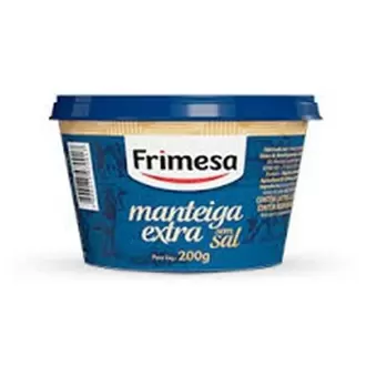 Oferta de Manteiga Extra Frimesa sem Sal 200G por R$10,75 em Santa Cruz Supermercados