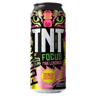 Oferta de Energético Pink Lemonade Zero Açúcar Tnt Focus Lata 473ml por R$7,98 em Santa Cruz Supermercados