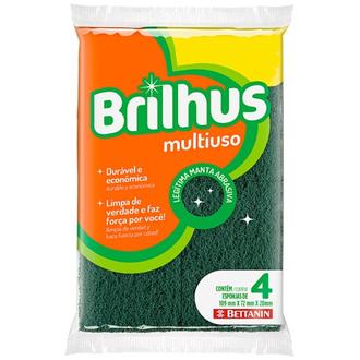 Oferta de Esponja Brilhus Dupla Face Oferta 4 Unidades por R$6,29 em São José Supermercados