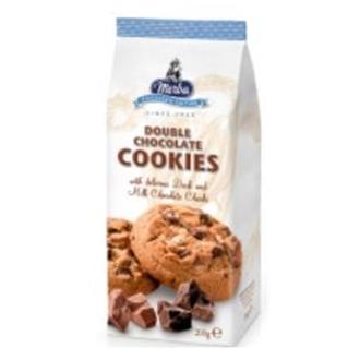 Oferta de Biscoito Cookie Double Chocolate Amargo Merba 200G por R$17,95 em São Roque Supermercados