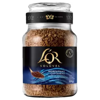 Oferta de Café Solúvel Liofilizado Montanhas Capixabas L'or 84g por R$12,99 em São Roque Supermercados