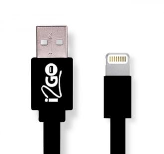 Oferta de Cabo USB I2GO para Iphone 5 Preto MFI por R$19,46 em Schumann