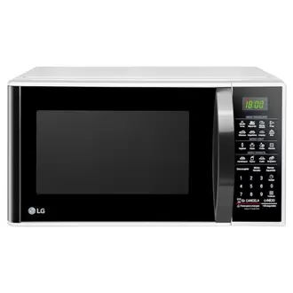 Oferta de Micro-ondas LG MS3091BC 30 Litros Branco por R$649,31 em Schumann