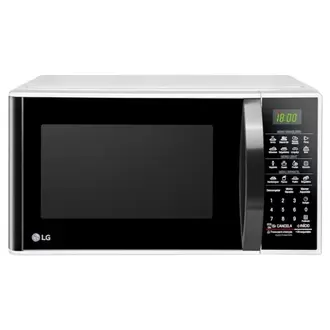 Oferta de Micro-ondas LG MS3091BC 30 Litros Branco por R$629,76 em Schumann