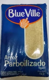 Oferta de Arroz Parboilizado Blue Ville T1 Embalagem 5kg por R$32,89 em Serrano Supermercado