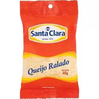 Oferta de Queijo Ralado Santa Clara 40g por R$5,99 em Super Apolo