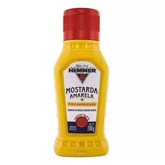 Oferta de Mostarda Amarela Hemmer 200 g por R$15,35 em Super Apolo