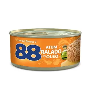 Oferta de Atum Ralado com Óleo 88 com 105g por R$8,9 em Super Apolo