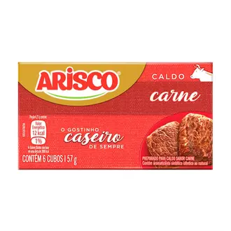 Oferta de CALDO ARISCO CARNE 57G por R$2,39 em Super Lagoa