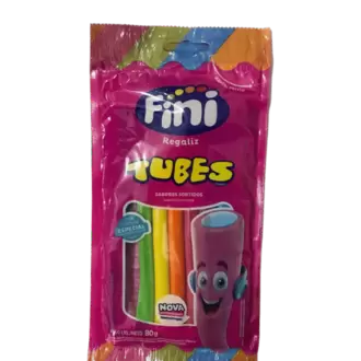 Oferta de BALAS FINI TUBES TROLLS 80G por R$6,99 em Super Lagoa