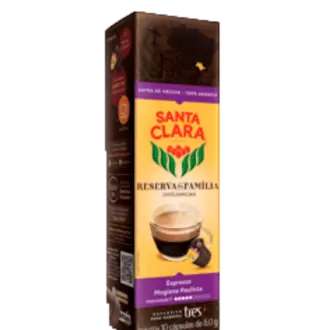 Oferta de CAFÉ TRES CORACOES EXPRESSO RESERVA FAMILIA CAPSULAS 80G por R$21,99 em Super Lagoa