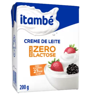 Oferta de CREME DE LEITE ITAMBÉ NOLAC 200G por R$3,99 em Super Lagoa