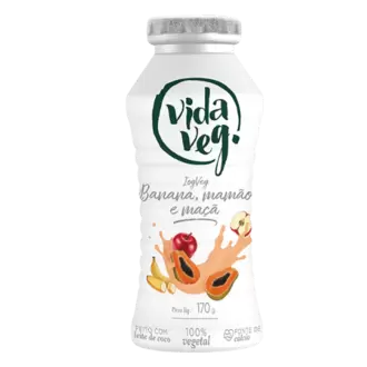 Oferta de IOGURTE VIDA VEG 170G COCO BANANA E MACA por R$6,49 em Super Lagoa