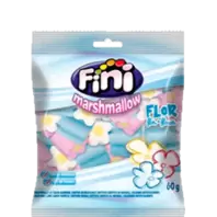 Oferta de BALA FINI MARSHMALLOW FLOR 60G por R$6,99 em Super Lagoa