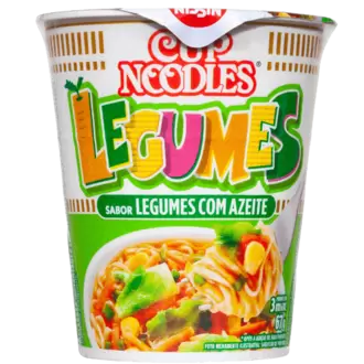 Oferta de MACARRAO INSTANTANEO NISSIN CUP NOODLES 67G LEGUMES AZEITE por R$3,99 em Super Lagoa